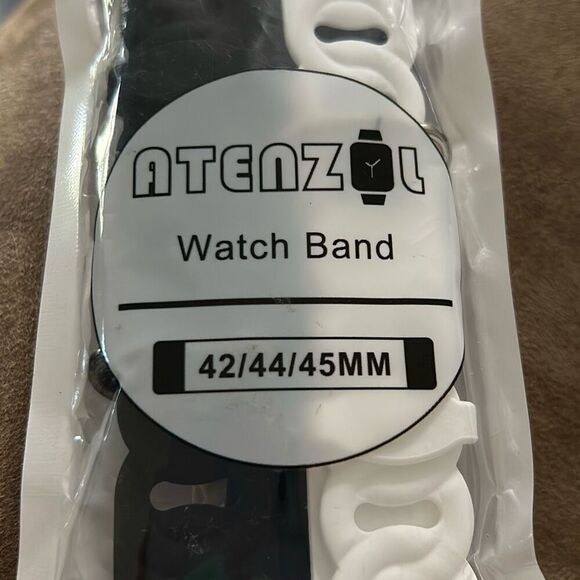 Braided Silicone Bands Compatible with Apple Watch 42mm /44mm /45mm - Picture 2 of 6